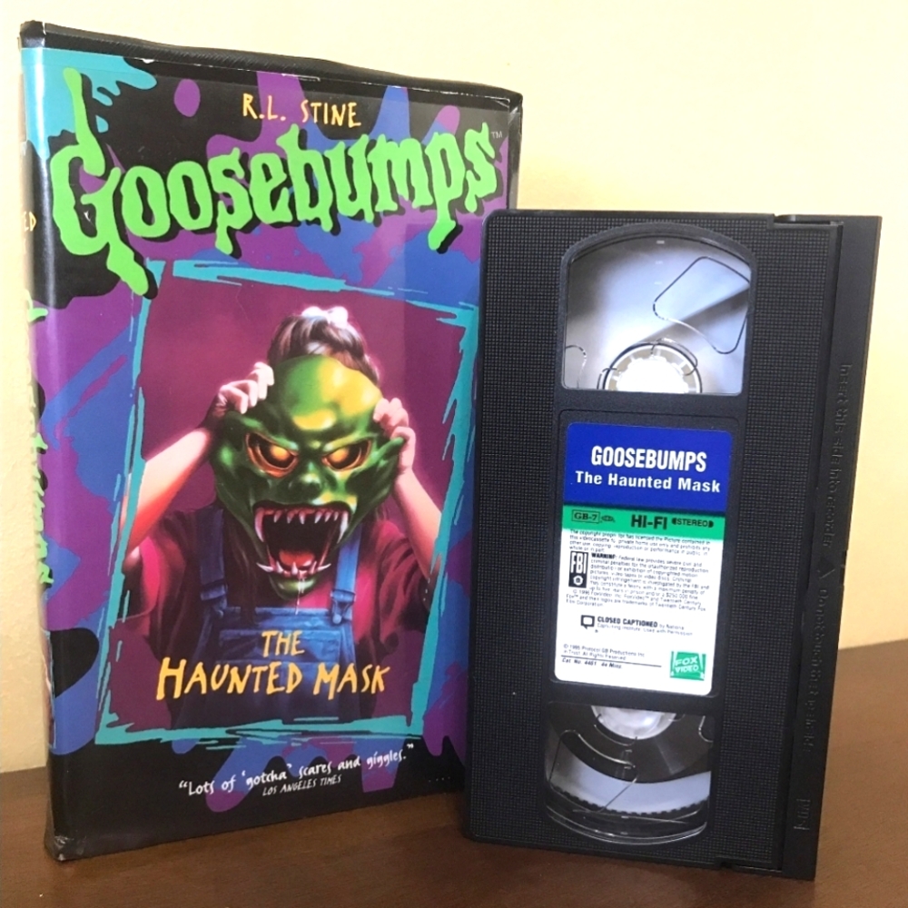 Goosebumps The Haunted Mask VHS Clamshell
